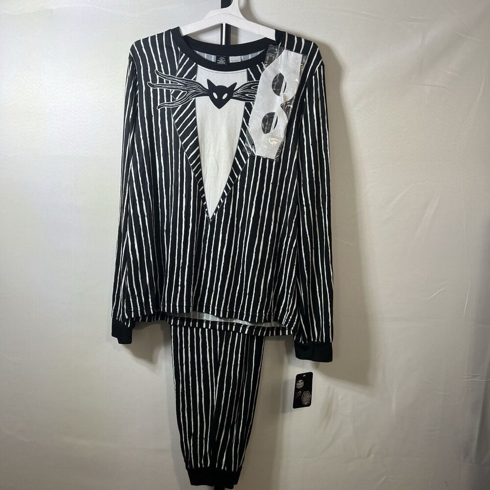The Nightmare Before Christmas Pajama Set Unisex With Mask Small Ultra Soft